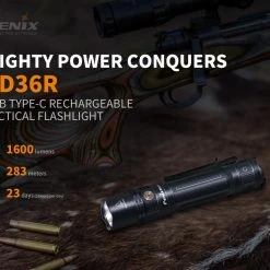 FENIX PD36R RECHARGEABLE FLASHLIGHT